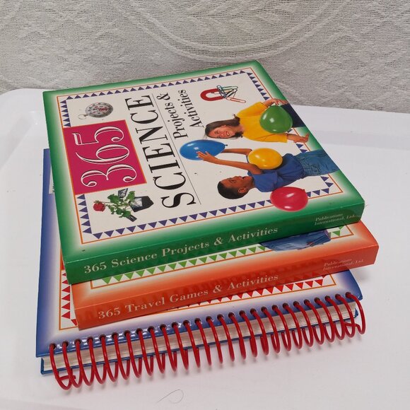 Lot Of 3 Books For Kids Science Projects Travel Games Art & Craft Activities - Picture 8 of 9